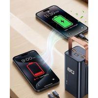 Ultra Güçlü Powerbank 80000 Mah Çoklu Cihaz Şarj Destekli Led Ekranlı Taşınabilir Batarya