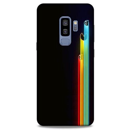 Retro (29) Desen Arka Koruma Kılıfı Renkli Samsung Galaxy S9 Plus Kılıf