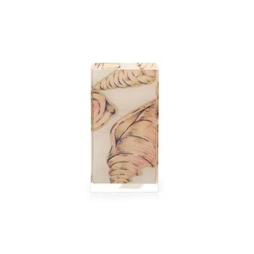 Kalemlik İstiridye  Desenli Ofis Gereci 6X6X12Cm 300Ml