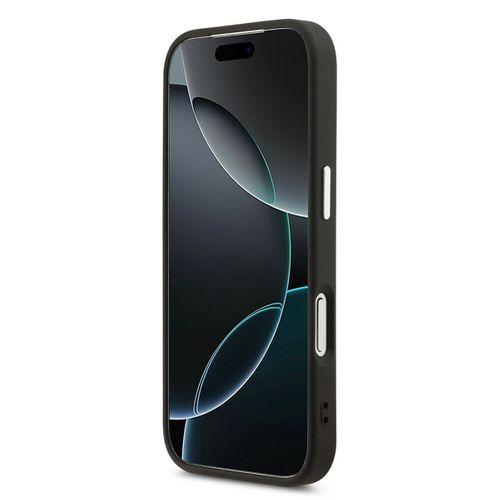 Apple iPhone 17 Pro Kılıf DKNY Orjinal Lisanslı M-safe Şarj Özellikli PU Deri Kabartmalı Kapak