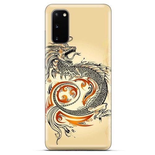 Xiaomi Poco M3 Kılıf Dragons (27) Tasarımlı Kılıf Siyah Ejderha Dövmesi