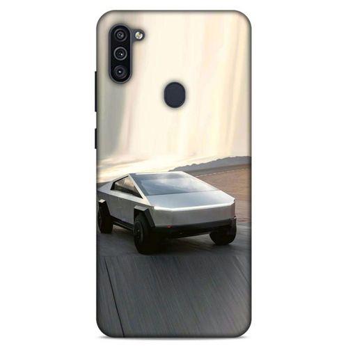 Lopard Samsung Galaxy M11 Uyumlu Kılıf PickUpX (17) Tasarım Kılıf Gümüş Gri