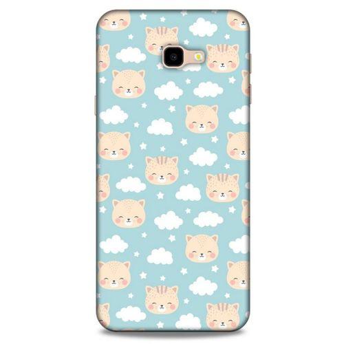 Lopard Samsung Galaxy J4 Plus Uyumlu Kılıf Kediler (22) Tam Koruma Kılıfı Bulutlar