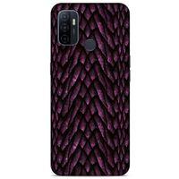 Huawei P40 Kılıf Dragons (7) Telefon Kılıfı Ejderha Skin Bordo