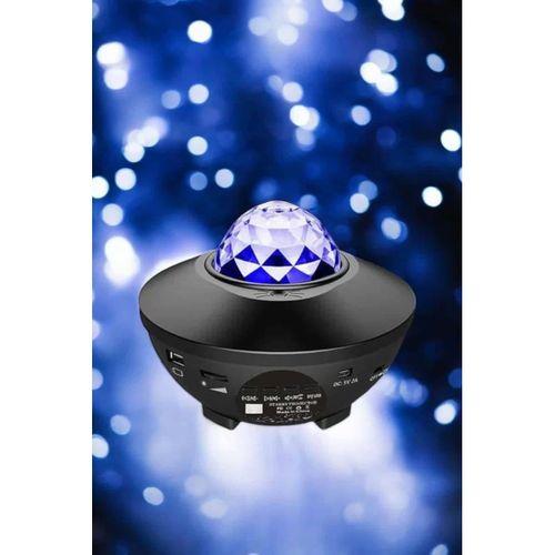 Çocuklara Özel Şarjlı Bluetooth Hoparlör Parti Led Lambası Yıldızlı Projeksiyon