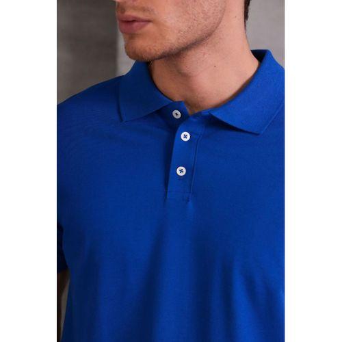 Erkek Slim Fit Pamuklu Yumuşak Doku Nefes Alan Kumaş Yakalı Tişört