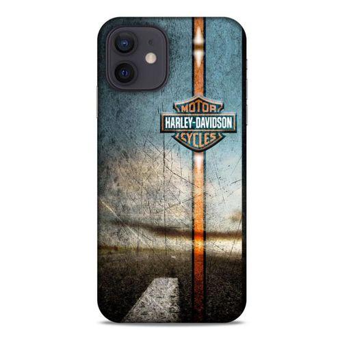 Apple iPhone 12 Uyumlu Kılıf Motorsiklet (45) Liquid Air Kılıf Harley