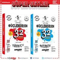 Ankara Yayıncılık 5.Sınıf Türkçe ve Matematik Güçlendiren 32 Haftalık Deneme Seti 2 Kitap