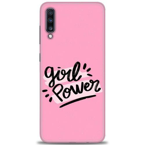 Samsung Galaxy A70 Kılıf HD Baskılı Kılıf - Girll Power + Tam Ekran Koruyucu