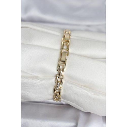 Xuping Zincir Model Gold Renk Kadın Bileklik