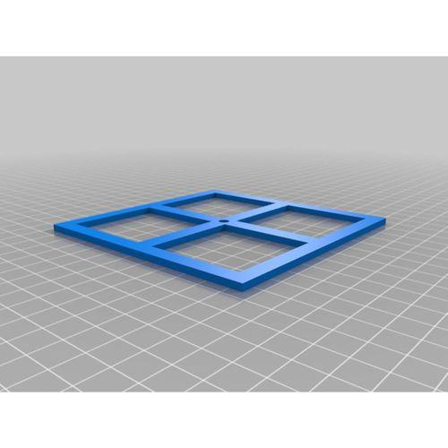 Dört Düz Litofane için Ev 100x100mm (Bu ürün Sadece Plastik parçadır - Almadan Önce Soru Sorabilirsiniz)