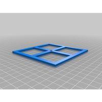 Dört Düz Litofane için Ev 100x100mm (Bu ürün Sadece Plastik parçadır - Almadan Önce Soru Sorabilirsiniz)