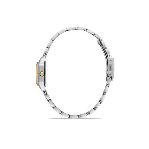 Ferro FL40148A-D8 Quartz Çelik Gri Kırmızı Kadran 21 mm Kadın Kol Saati