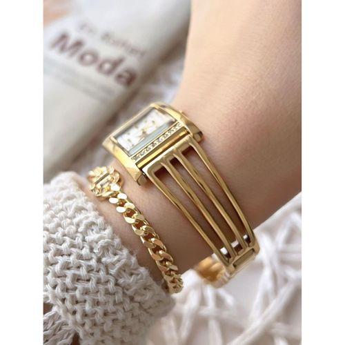 Ferrucci Kadın Kol Saati+Bileklik Özel Seri Çelik Kordon Kararma Renk Atma Yapmaz VS.BLKT.0743