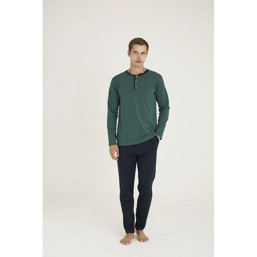 9245 Erkek Midi Yaka Pijama Takım