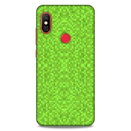 Lopard Xiaomi Redmi Note 6 Pro Uyumlu Kılıf PiXel (2) Kabı Yeşil Kahve