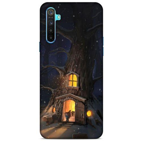 Oppo Realme 6i Kılıf Snowix (47) Crystal Flex Kılıf Sarı Kahve