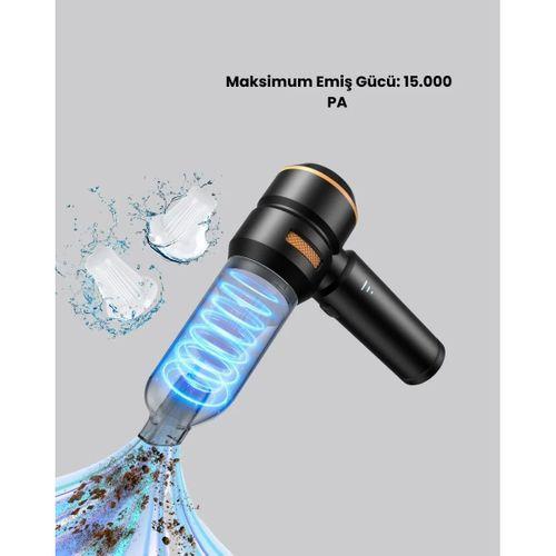 Araç İçi Derinlemesine Temizlik İçin Kompakt Ve Ergonomik El Süpürgesi