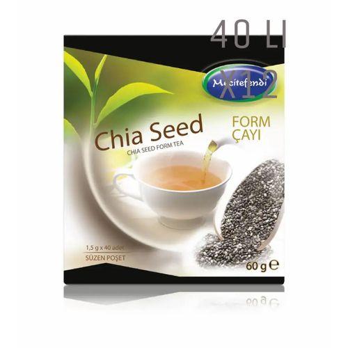 Chia Tohumlu Çay 40’lı Poşet Çay 12 Adet