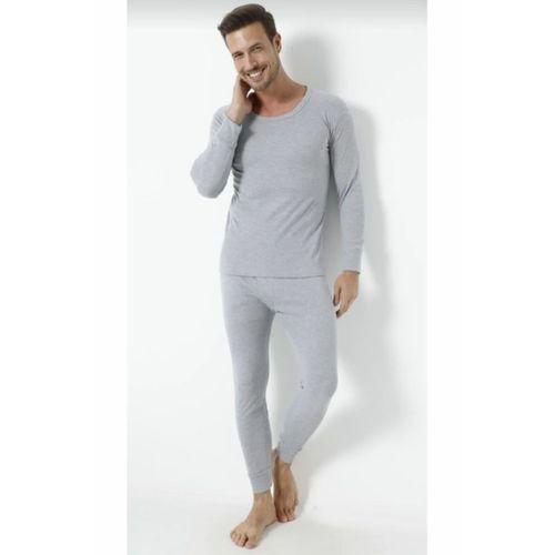 Berat YÜCEL Erkek Şardonlu Gri İçlik Termal Tayt