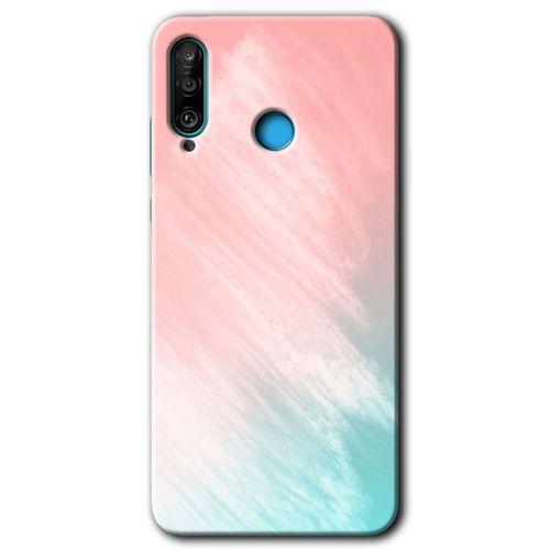 MRCİLETİSİM Huawei P30 Lite Kılıf HD Desen Baskılı Arka Kapak + Temperli Cam - Art Design 25