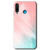 MRCİLETİSİM Huawei P30 Lite Kılıf HD Desen Baskılı Arka Kapak + Temperli Cam - Art Design 25