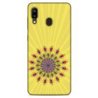 Samsung Galaxy A20 Kılıf Desenli Özel Seri Tüyler (20) Koruyucu Kılıf