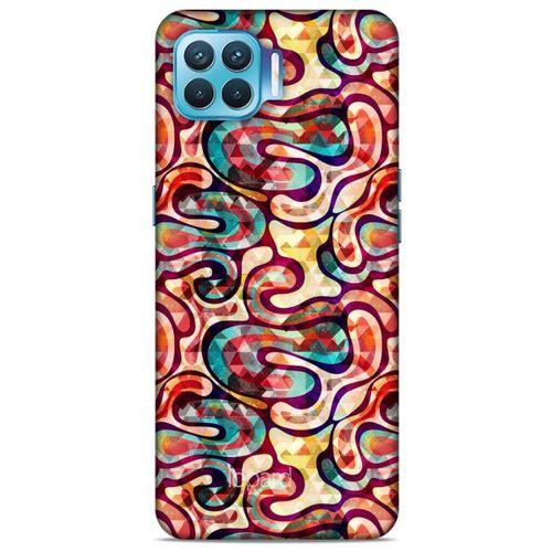 Oppo Reno 4 Lite Kılıf Pastel Renkler (34) Slim Armor Kılıf Karışık Renkli