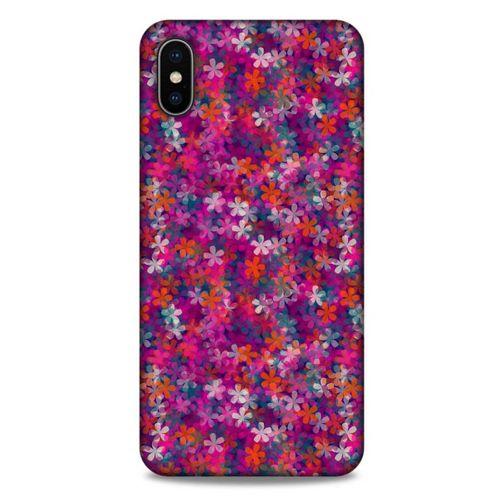 Apple iPhone XS Max Uyumlu Kılıf Pembe Delisi (3) Kapak Çiçek
