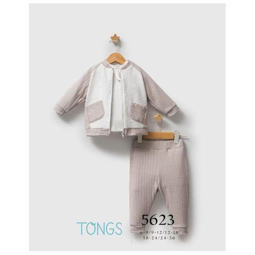 Tongs Baby Streamlined 3'lü Takım 5623 Gri