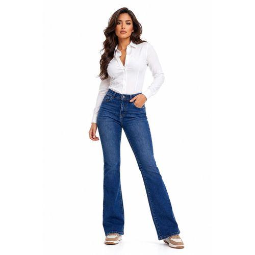 Kadın İspanyol Paça Fit Jean Pantolon BGL-ST05451