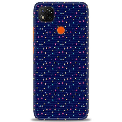 Xiaomi Redmi 9C Kılıf HD Baskılı Kılıf - Gökyüzü Çizimi + Tam Ekran Koruyucu