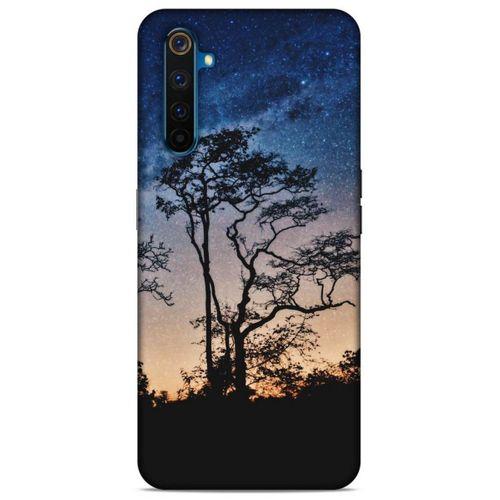 Lopard Oppo Realme 6 Uyumlu Kılıf Gece'S (23) Ultra Koruma Kılıfı Mavi