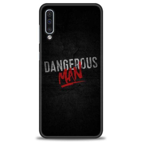 Samsung Galaxy A50 Kılıf HD Baskılı Kılıf - Dangerous Man + Tam Ekran Koruyucu