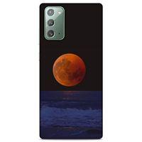 Lopard Samsung Galaxy Note 20 Uyumlu Kılıf Gece'S (38) Neo Hybrid Kılıf Kızıl Ay