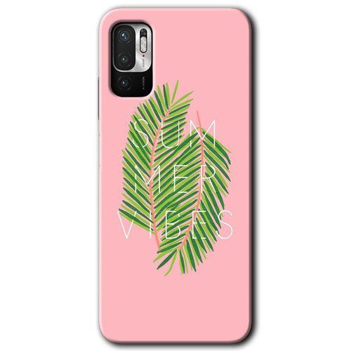 MRCİLETİSİM Poco M3 Pro Kılıf HD Desen Baskılı Arka Kapak + Temperli Cam - Summer Vibes