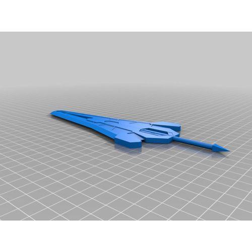 Mega Xn Buster Kılıcı 3D Baskı (Bu ürün Sadece Plastik parçadır - Almadan Önce Soru Sorabilirsiniz)