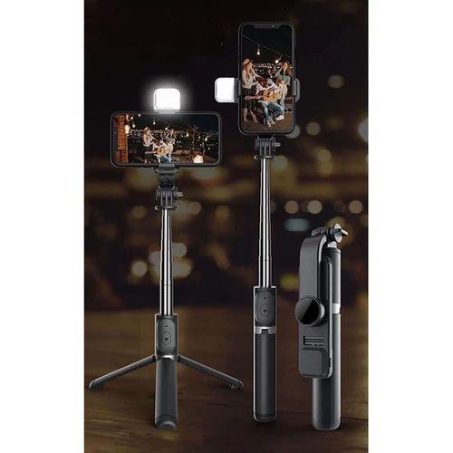 Led Işıklı Selfie Çubuğu Bluetooth Kumandalı Kablosuz Tripot Selfie Monopod Selfie Stick