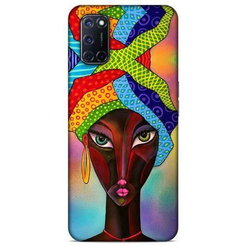 Lopard Oppo A92 Uyumlu Kılıf Sürreal Yüzler ♀ (46) Core Armor Kılıf Desenli
