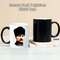 Atatürk Kişiye Özel Sihirli Kupa Pi35
