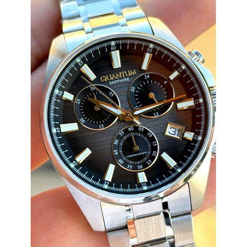 Quantum Sapphire Cam İtalyan Bileklikli 10 Atm Suya Dayanıklı 2 Yıl Garantili Erkek Kol Saati 11.350