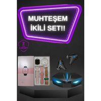 Kadınlar İçin Dokunmatik Ekran Akıllı Saat Ve Kablosuz Bluetooth Kulaklık Anc Özelliği