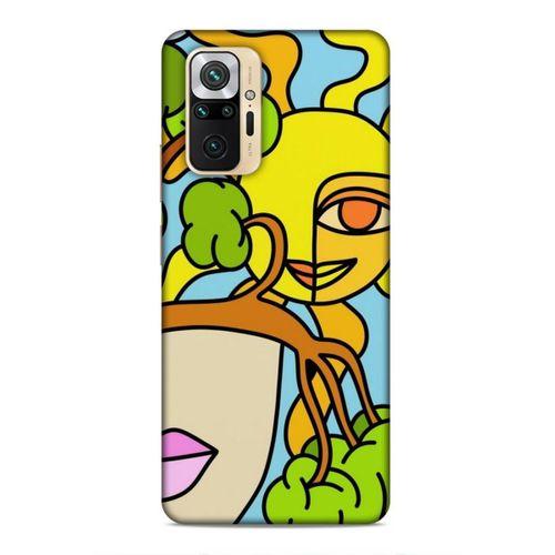 Xiaomi Redmi Note 10 Pro Uyumlu Kılıf Face'X 6 Silikon Kılıf Güneş Ağaç