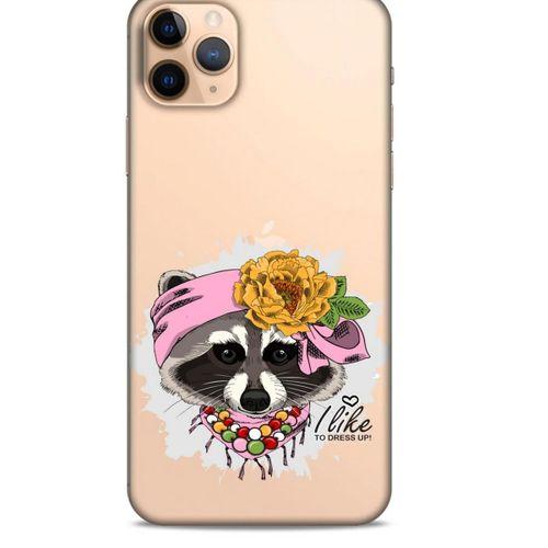 Zoologix (44) Apple iPhone 12 Pro Şeffaf Kılıf Silikon Desenli