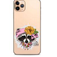 Zoologix (44) Apple iPhone 12 Pro Şeffaf Kılıf Silikon Desenli