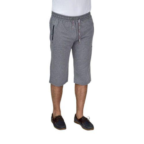 Erkek Büyük Beden Rahat Kesim Düz Paça Likralı Kumaş Kapri BGL-ST04617