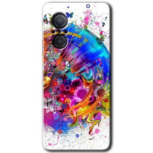 Huawei Nova 9 SE Kılıf HD Desen Baskılı Arka Kapak - 4K Clock + Kırılmaz Cam