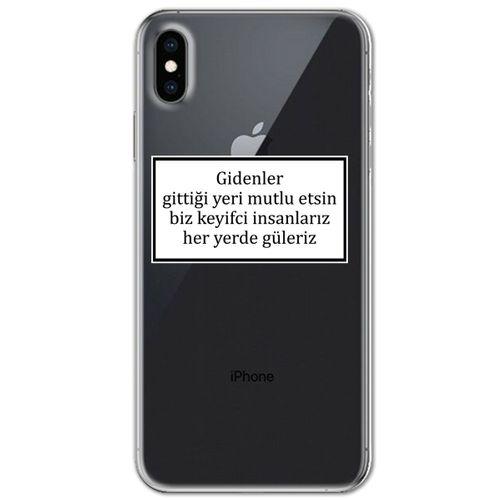 Iphone X Kılıf HD Yazı Baskılı Silikon Arka Kapak - Yazı 4