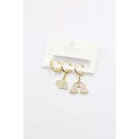 3'lü  Xuping Küpe - Altın