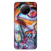 Lopard Xiaomi Redmi Note 9 5g Uyumlu Kılıf Sürreal Yüzler ♀ (14) Lansman Kılıf Desenli